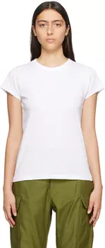 Белая футболка The Slub rag &bone rag & bone