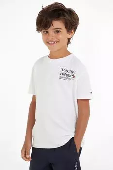 Белая футболка Timeless Tommy Hilfiger, белый