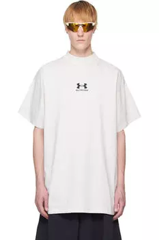 Белая футболка Under Armour Edition Oversize Balenciaga