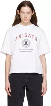 Белая футболка \Университет Аригато\"" Axel Arigato