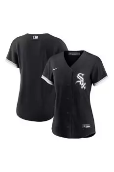 Белая футболка в тон официальной футболке Chicago Sox Nike, черный
