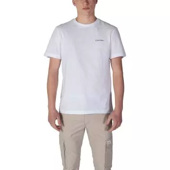 Белая хлопковая футболка Calvin Klein