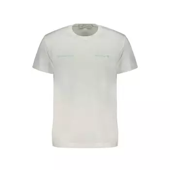 Белая хлопковая футболка Calvin Klein