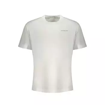 Белая хлопковая футболка Calvin Klein