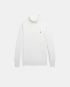 Белая хлопковая футболка для мальчика Polo Ralph Lauren