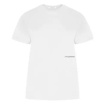 Белая хлопковая футболка HINNOMINATE, белый