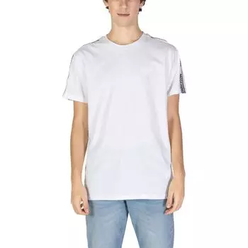 Белая хлопковая футболка Moschino