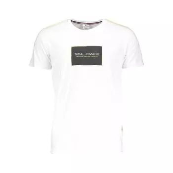 Белая хлопковая футболка Nautica