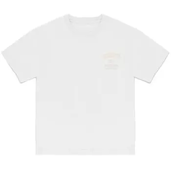 Белая хлопковая футболка Refrigiwear