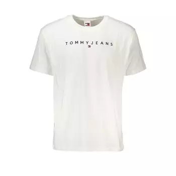 Белая хлопковая футболка Tommy Hilfiger