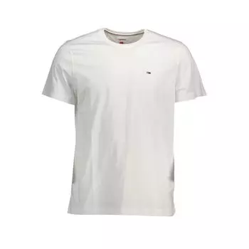 Белая хлопковая футболка Tommy Hilfiger
