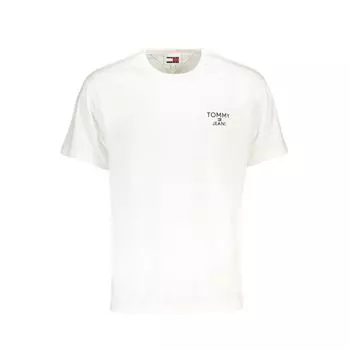 Белая хлопковая футболка Tommy Hilfiger