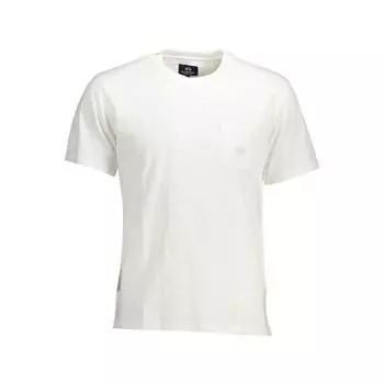 Белая хлопковая мужская футболка La Martina