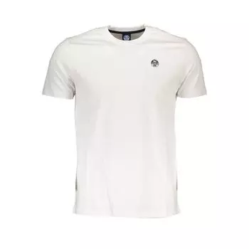 Белая хлопковая мужская футболка North Sails