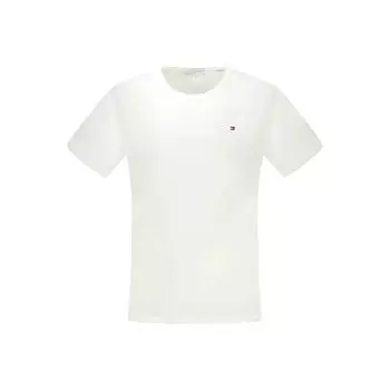 Белая хлопковая мужская футболка Tommy Hilfiger