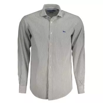 Белая хлопковая рубашка Harmont & Blaine