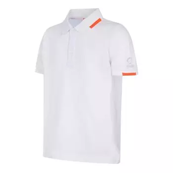 Белая хлопковая рубашка-поло Suns