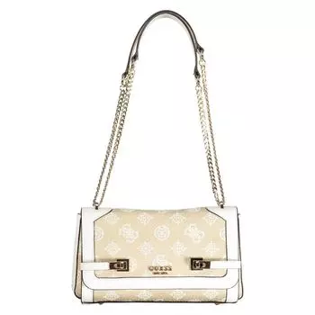 Белая хлопковая сумочка Guess Shoes