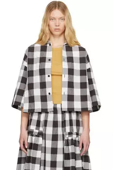 Белая и коричневая рубашка «The Camper» Toogood