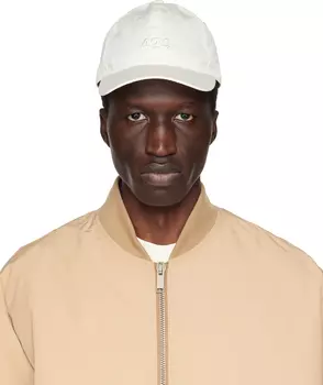 Белая кепка с логотипом 424