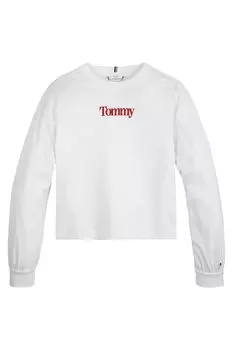 Лонгслив Tommy Hilfiger, белый