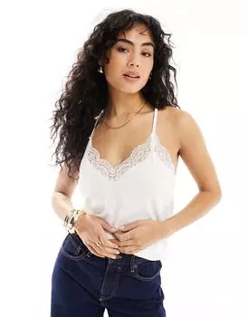 Белая кофта Vero Moda с кружевной отделкой сзади