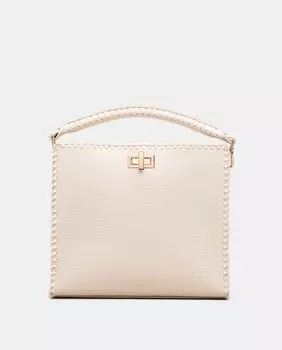 Белая кожаная сумка Sylvia FRP Collection, белый