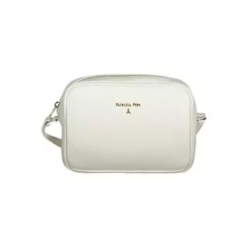 Белая кожаная сумочка Patrizia Pepe