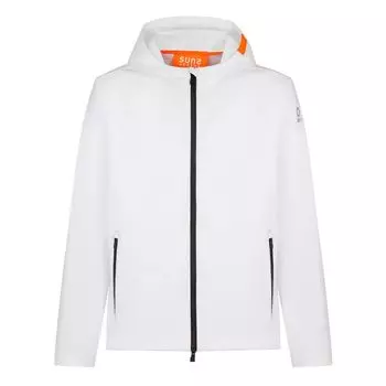 Белая куртка из полиэстера Suns