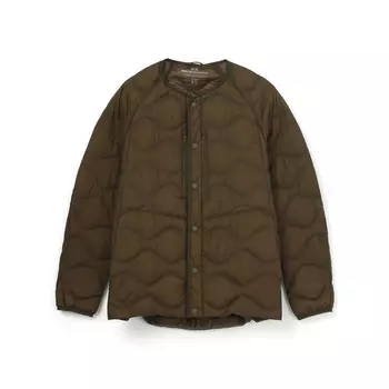 Ультралегкая пуховая куртка Uniqlo x White Mountaineering Unisex, 56 оливковый