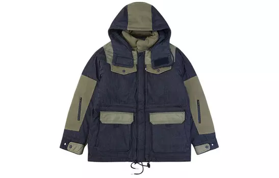 Белая куртка Mountaineering X Outdoor для мужчин, джинсовая Levi’S, цвет Denim