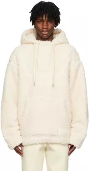 Белая куртка с капюшоном AMI Alexandre Mattiussi