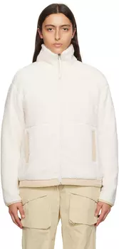 Белая куртка The North Face в стиле кэмпшир