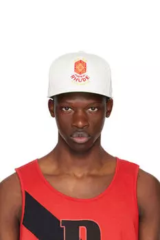 Белая лазурная шапка Rhude