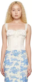 Белая майка Agnes Miaou