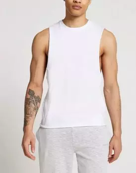 Белая майка River Island
