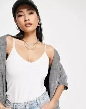 Белая майка с v-образным вырезом ASOS DESIGN Ultimate
