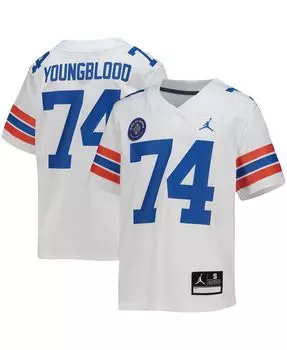 Белая майка выпускника команды Big Boys Brand Jack Youngblood Florida Gators Jordan