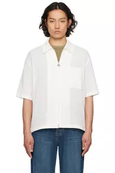 Белая марлевая рубашка Solid Homme