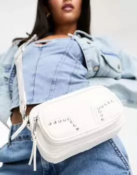 Белая многокарманная сумка для фотоаппарата Madden Girl