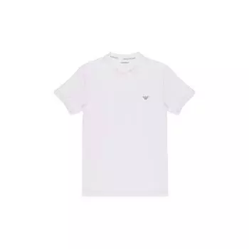 Белая модальная футболка Emporio armani underwear