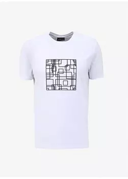 Белая мужская футболка 4A4824200011 Altnyldz Classics, белый