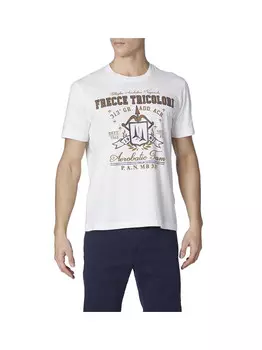 Белая мужская футболка Aeronautica Militare