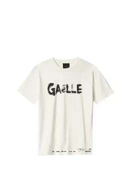 Белая мужская футболка Gaelle Paris