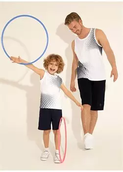 Белая мужская футболка KISINEVKIDS U.S. Polo Assn., белый