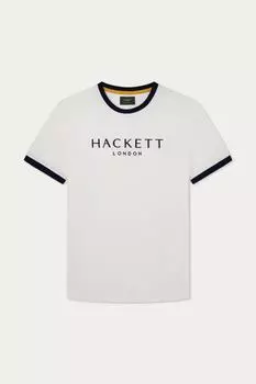Белая мужская футболка Лондон Hackett, белый