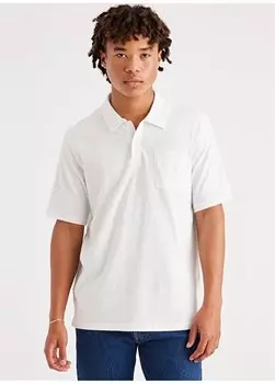 Белая мужская футболка-поло A5771-0000 Dockers, белый