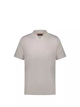 Белая мужская футболка-поло Brian Brome