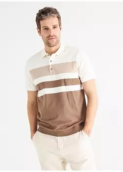 Белая мужская футболка-поло Fabrika Comfort