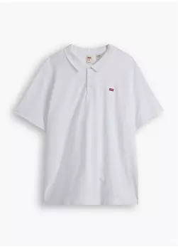 Белая мужская футболка-поло Levis